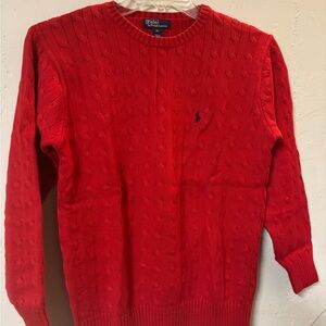 Women’s Lauren 100% cotton ribbed long sleeve sweater